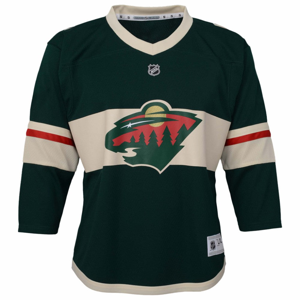NHL Green Minnesota Wild Youth Replica Custom Jersey