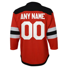 NHL Red New Jersey Devils Youth Replica Custom Jersey