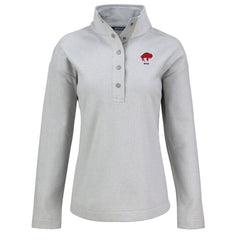Cutter & Buck Women's Hunts Point Eco Half-Snap Sweatshirt - Buffalo Bills