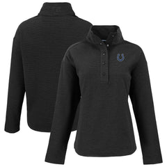 Cutter & Buck Women's Hunts Point Eco Half-Snap Sweatshirt - Indianapolis Colts