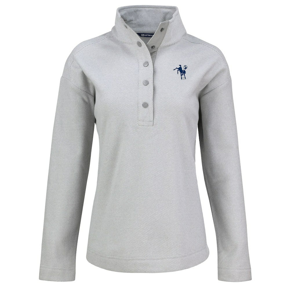 Cutter & Buck Women's Hunts Point Eco Half-Snap Sweatshirt - Indianapolis Colts