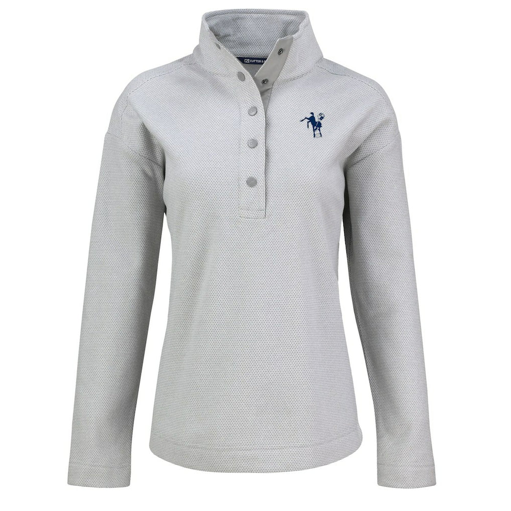 Cutter & Buck Women's Hunts Point Eco Half-Snap Sweatshirt - Indianapolis Colts