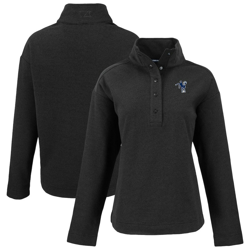 Cutter & Buck Women's Hunts Point Eco Half-Snap Sweatshirt - Indianapolis Colts