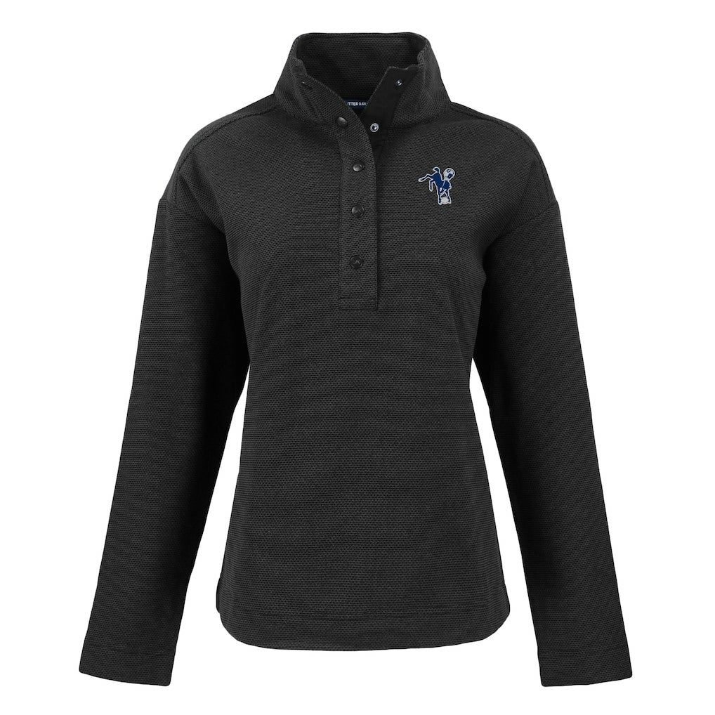 Cutter & Buck Women's Hunts Point Eco Half-Snap Sweatshirt - Indianapolis Colts