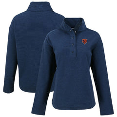 Cutter & Buck Women's Hunts Point Eco Half-Snap Sweatshirt - Chicago Bears