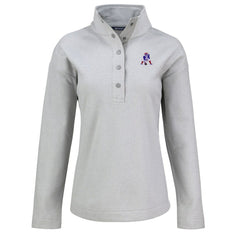 Cutter & Buck Women's Hunts Point Eco Half-Snap Sweatshirt - New England Patriots