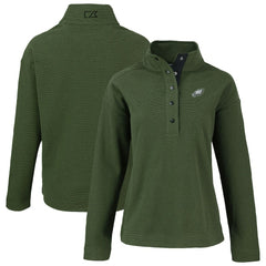Cutter & Buck Women's Hunts Point Eco Half-Snap Sweatshirt - Philadelphia Eagles