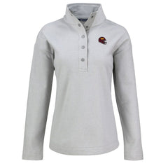 Cutter & Buck Women's Hunts Point Eco Half-Snap Sweatshirt - Washington Commanders