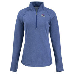 Cutter & Buck Women's Peshastin Eco Fleece Recycled Tri-Blend Raglan Half-Zip Jacket - Buffalo Bills