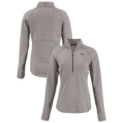 Cutter & Buck Women's Peshastin Eco Fleece Recycled Tri-Blend Raglan Half-Zip Jacket - Baltimore Ravens