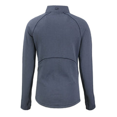 Cutter & Buck Women's Americana Peshastin Eco Fleece Recycled Tri-Blend Raglan Half-Zip Jacket - Baltimore Ravens