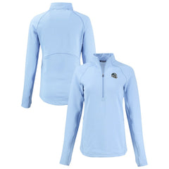 Cutter & Buck Women's Peshastin Eco Fleece Recycled Tri-Blend Raglan Half-Zip Jacket - Carolina Panthers