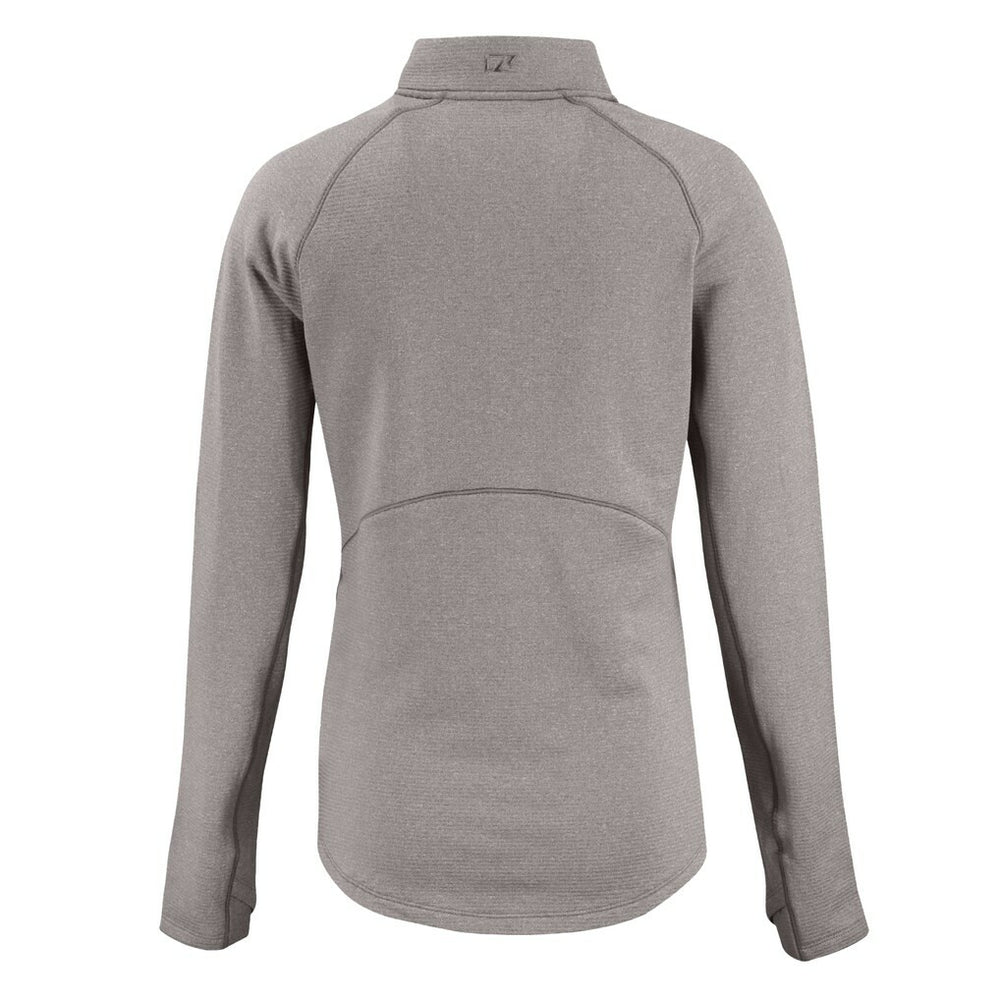 Cutter & Buck Women's Peshastin Eco Fleece Recycled Tri-Blend Raglan Half-Zip Jacket - Baltimore Ravens