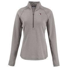 Cutter & Buck Women's Peshastin Eco Fleece Recycled Tri-Blend Raglan Half-Zip Jacket - Kansas City Chiefs