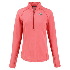 Cutter & Buck Women's Peshastin Eco Fleece Recycled Tri-Blend Raglan Half-Zip Jacket - Kansas City Chiefs