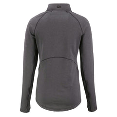 Cutter & Buck Women's Peshastin Eco Fleece Recycled Tri-Blend Raglan Half-Zip Jacket - Detroit Lions