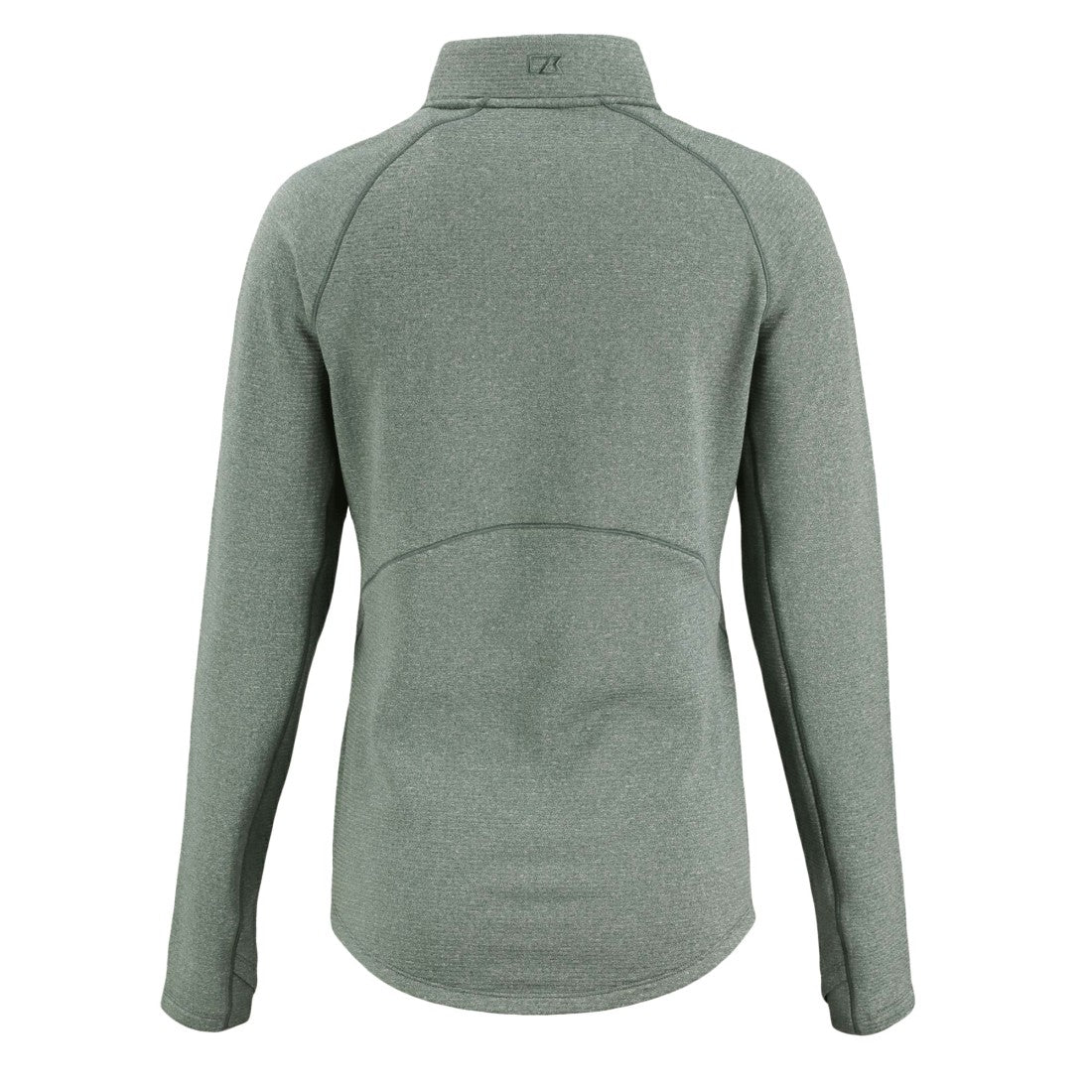 Cutter & Buck Women's Peshastin Eco Fleece Recycled Tri-Blend Raglan Half-Zip Jacket - Green Bay Packers