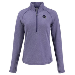 Cutter & Buck Women's Peshastin Eco Fleece Recycled Tri-Blend Raglan Half-Zip Jacket - Minnesota Vikings
