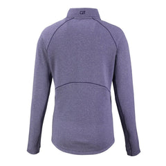 Cutter & Buck Women's Peshastin Eco Fleece Recycled Tri-Blend Raglan Half-Zip Jacket - Minnesota Vikings