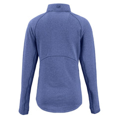 Cutter & Buck Women's Peshastin Eco Fleece Recycled Tri-Blend Raglan Half-Zip Jacket - New England Patriots