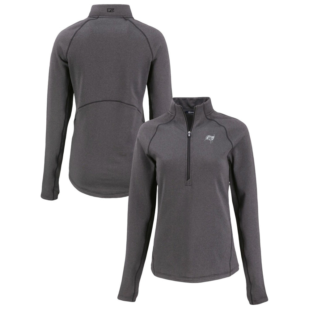 Cutter & Buck Women's Peshastin Eco Fleece Recycled Tri-Blend Raglan Half-Zip Jacket - Tampa Bay Buccaneers