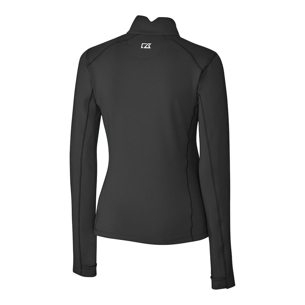 Cutter & Buck Women's Traverse Stretch Quarter-Zip Pullover Top - Miami Dolphins