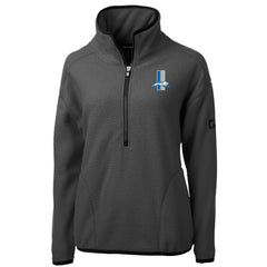 Cutter & Buck Women's Historic Cascade Eco Sherpa Fleece Half-Zip Jacket - Detroit Lions