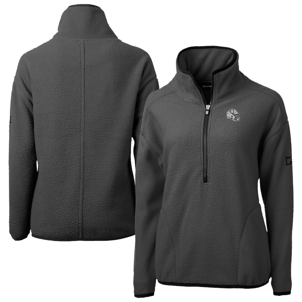 Cutter & Buck Women's Helmet Cascade Eco Sherpa Fleece Half-Zip Jacket - Indianapolis Colts