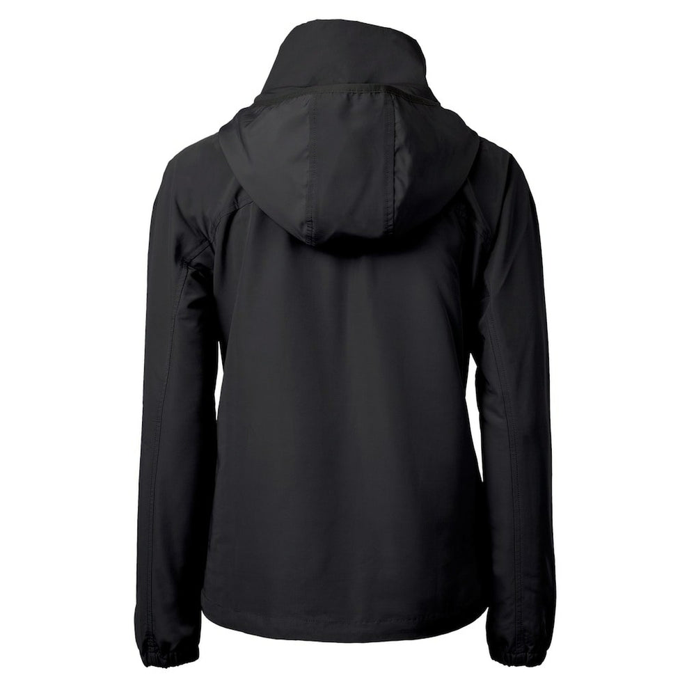 Cutter & Buck Women's Charter Eco Recycled Half-Zip Hooded Anorak Jacket - San Francisco 49ers