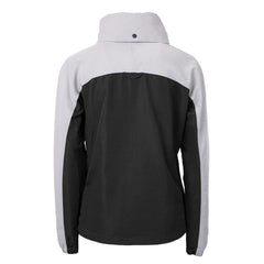 Cutter & Buck Women's Charter Eco Recycled Half-Zip Hooded Anorak Jacket - San Francisco 49ers