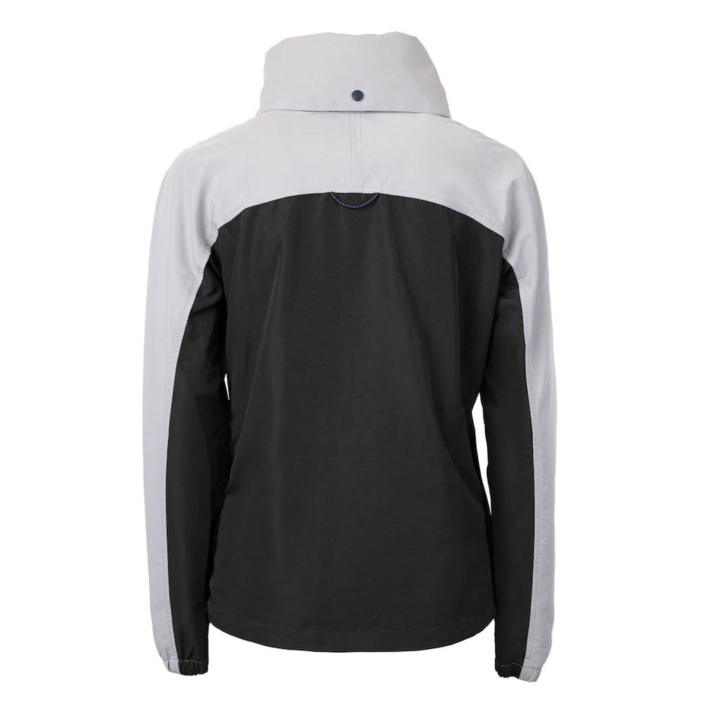 Cutter & Buck Women's Charter Eco Recycled Half-Zip Hooded Anorak Jacket - Washington Commanders