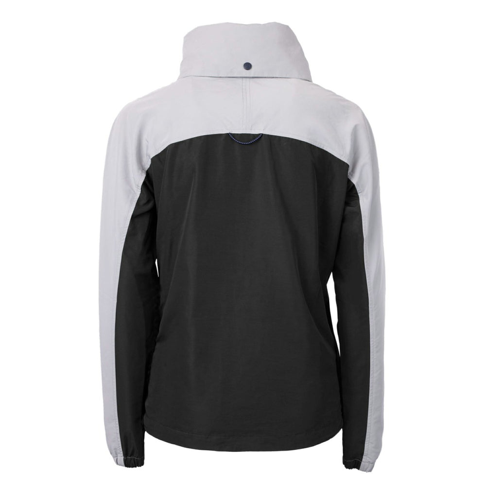 Cutter & Buck Women's Charter Eco Recycled Half-Zip Hooded Anorak Jacket - Green Bay Packers