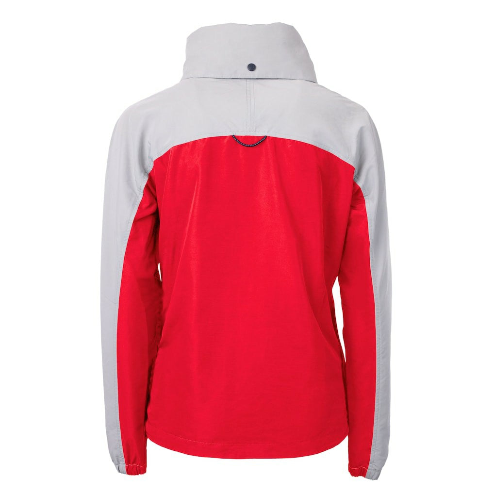 Cutter & Buck Women's Charter Eco Recycled Half-Zip Hooded Anorak Jacket - Buffalo Bills