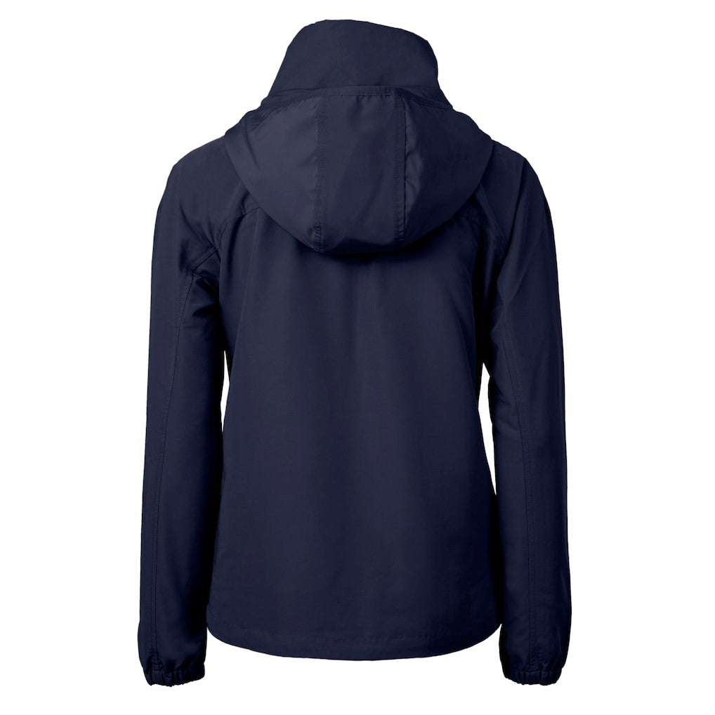 Cutter & Buck Women's Charter Eco Recycled Half-Zip Hooded Anorak Jacket - Chicago Bears