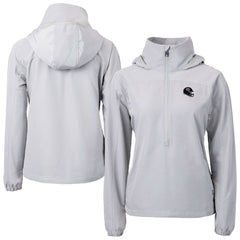 Cutter & Buck Women's Charter Eco Recycled Half-Zip Hooded Anorak Jacket - Chicago Bears