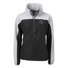 Cutter & Buck Women's Charter Eco Recycled Half-Zip Hooded Anorak Jacket - Philadelphia Eagles