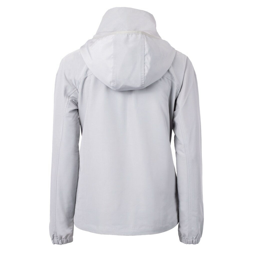 Cutter & Buck Women's Charter Eco Recycled Half-Zip Hooded Anorak Jacket - San Francisco 49ers