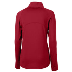Cutter & Buck Women's Adapt Eco Knit Stretch Recycled Raglan Half-Zip Top - San Francisco 49ers