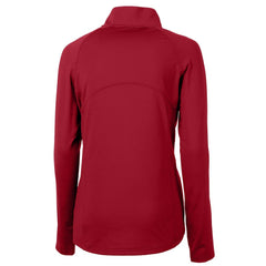 Cutter & Buck Women's Adapt Eco Knit Stretch Recycled Raglan Half-Zip Top - San Francisco 49ers