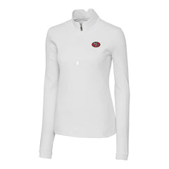 Cutter & Buck Women's Traverse Stretch Quarter-Zip Pullover Top - San Francisco 49ers