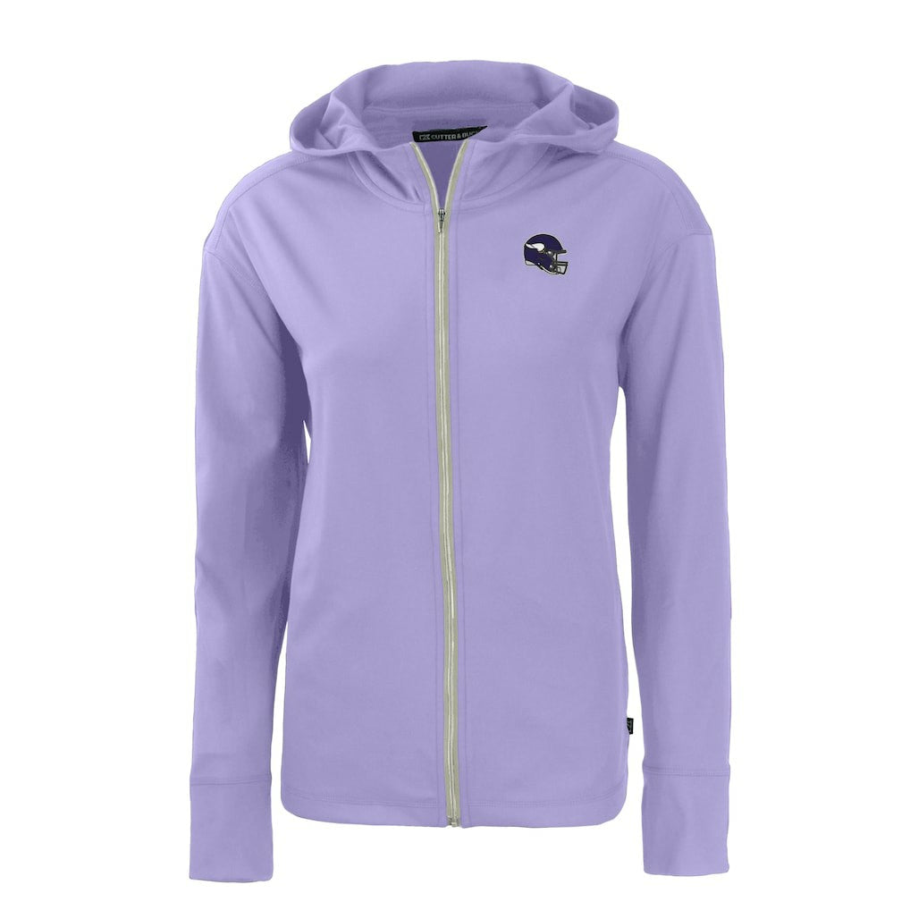 Cutter & Buck Women's Daybreak Eco Recycled Full-Zip Hoodie Jacket - Minnesota Vikings