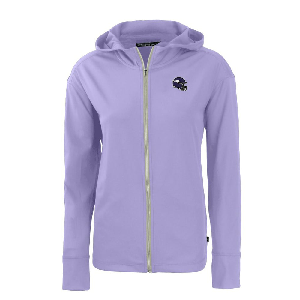 Cutter & Buck Women's Daybreak Eco Recycled Full-Zip Hoodie Jacket - Minnesota Vikings