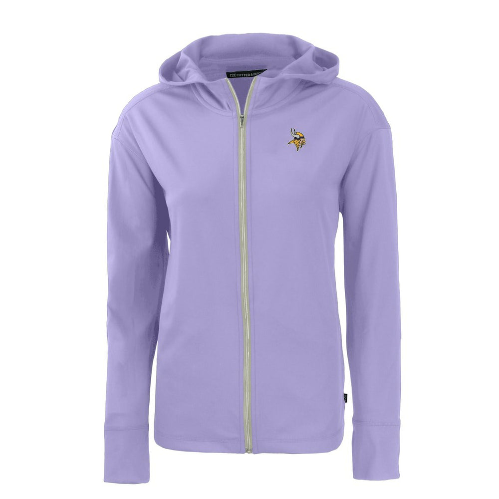 Cutter & Buck Women's Daybreak Eco Recycled Full-Zip Hoodie Jacket - Minnesota Vikings