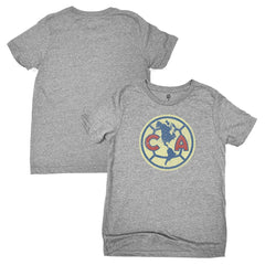Club America 1863FC Youth Color Badge T-Shirt -  Heather Gray