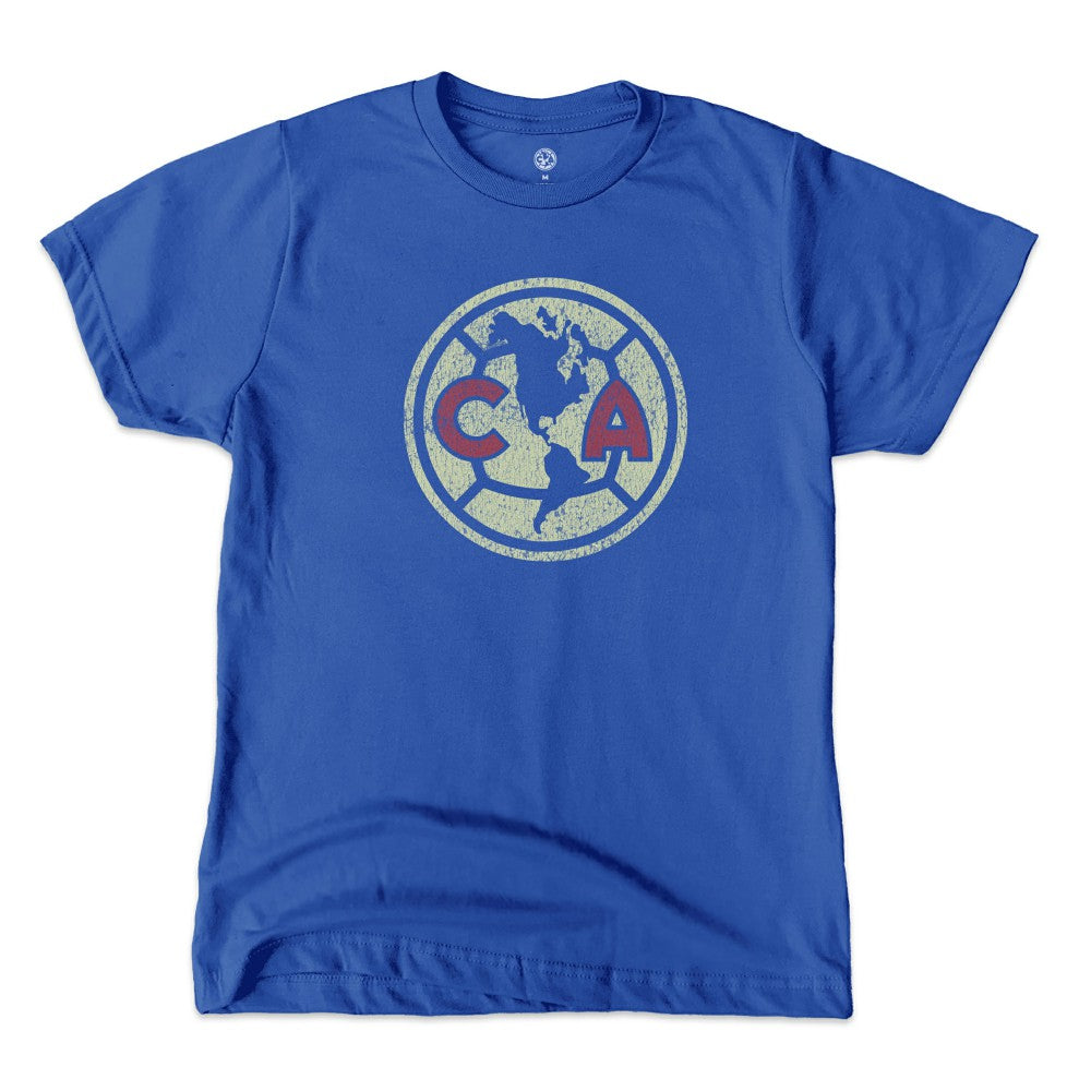 Club America 1863FC Youth Color Badge T-Shirt -  Blue