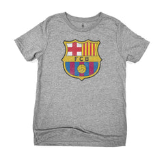 Barcelona 1863FC Youth Color Badge T-Shirt -  Heather Gray