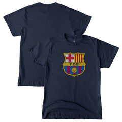 Barcelona 1863FC Youth Color Badge T-Shirt -  Navy