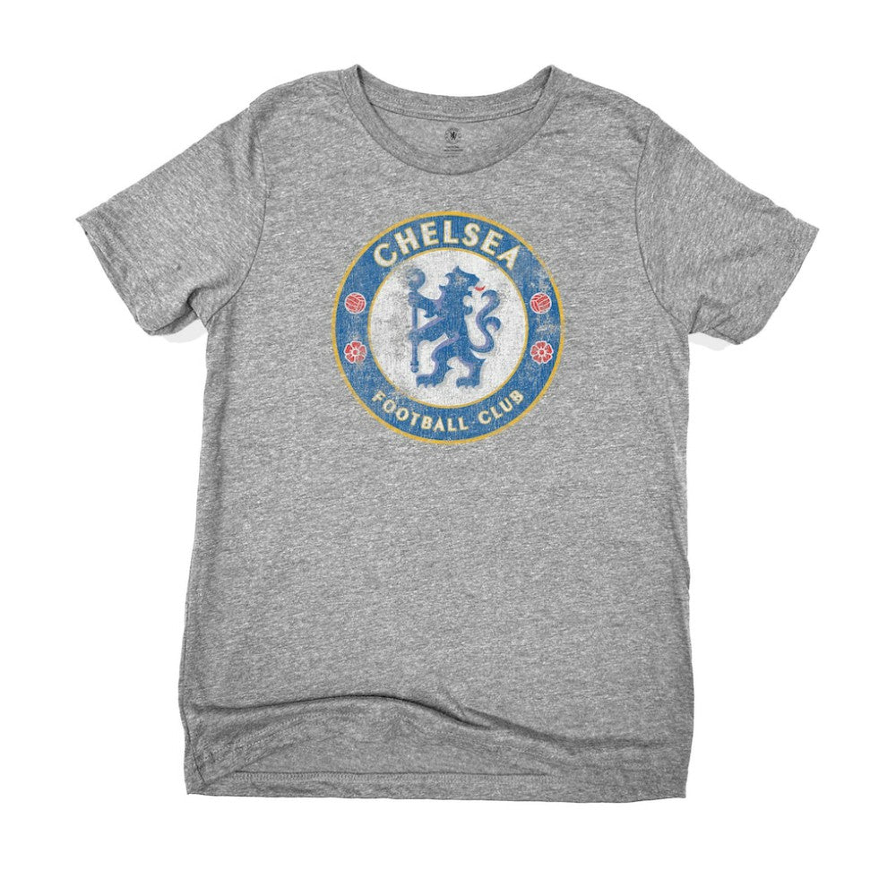 Chelsea 1863FC Youth Color Badge T-Shirt -  Heather Gray