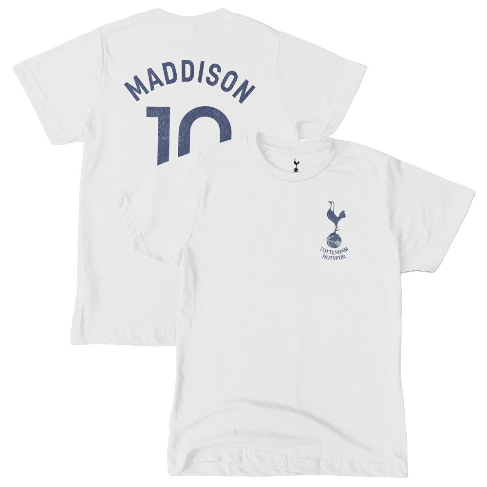 James Maddison Tottenham Hotspur 1863FC Youth Player T-Shirt -  White