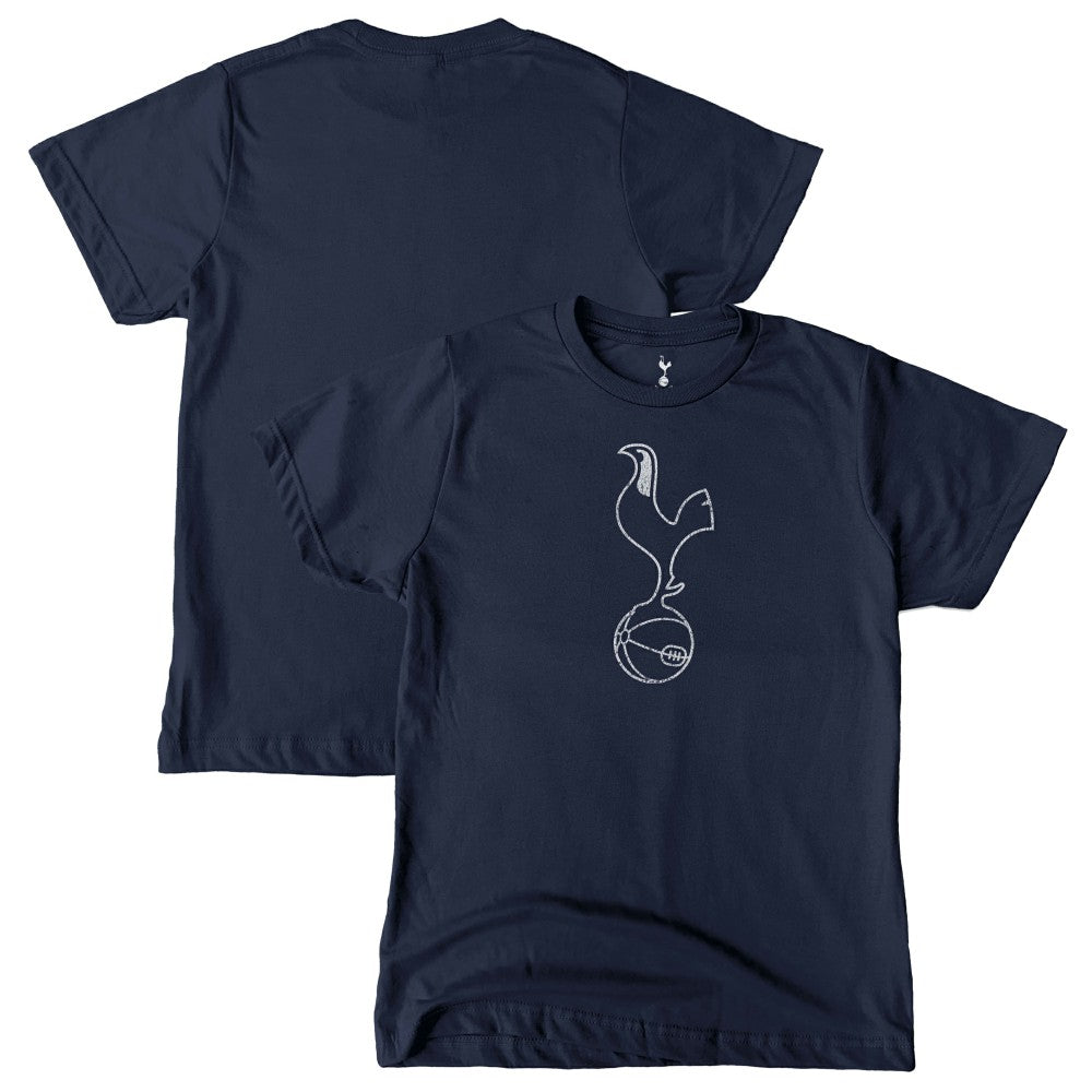 Tottenham Hotspur 1863FC Youth Full Color T-Shirt -  Navy